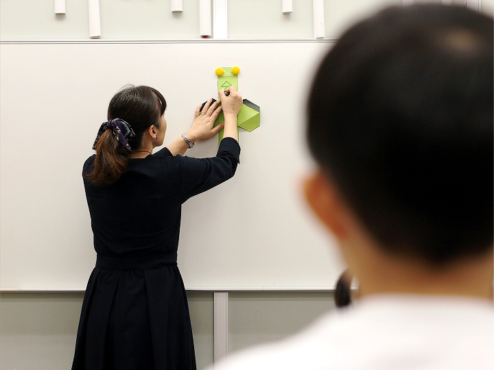 成城学園教室の授業風景