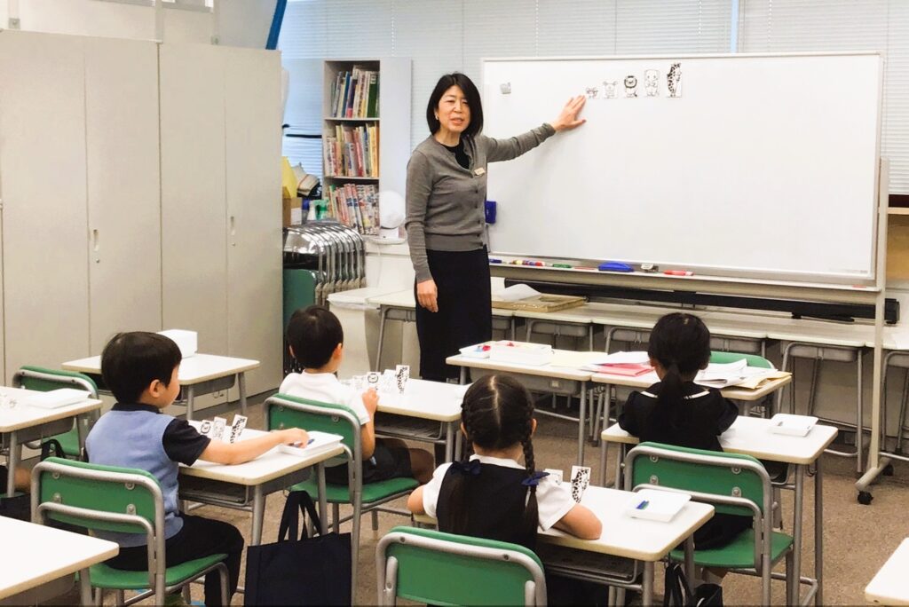 広尾教室の授業風景
