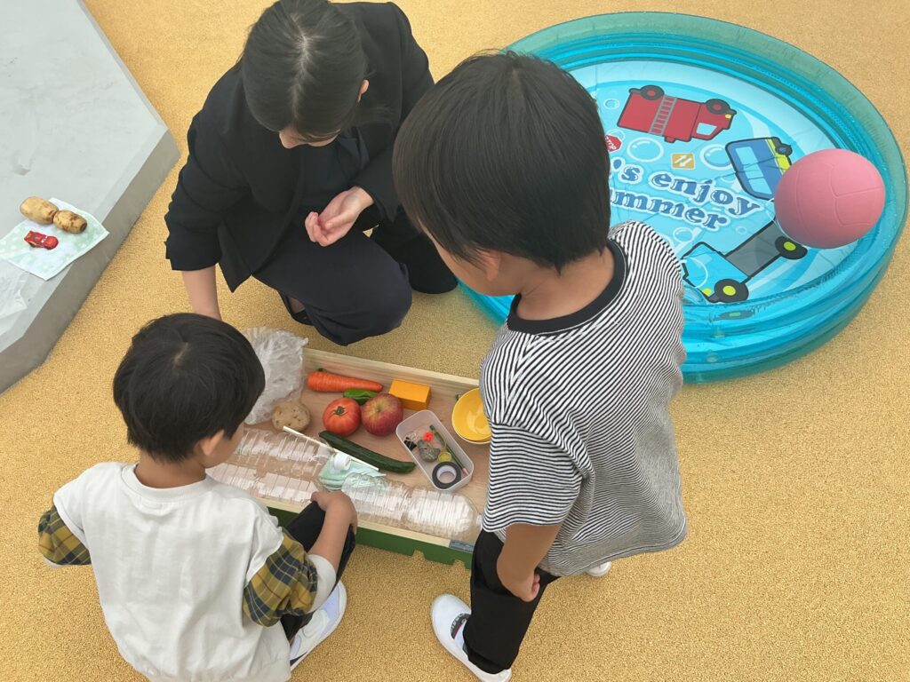 こどもでぱーと たまプラーザ教室の授業風景