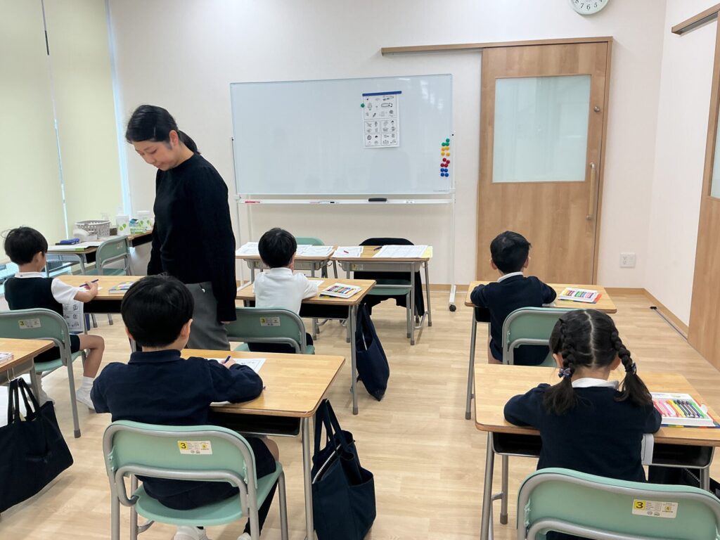 こどもでぱーと たまプラーザ教室の授業風景